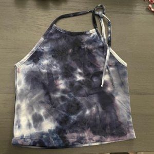 Tye dye crop tank